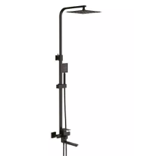 Frap Душова система F24802-6, вилив - перемикач на лійку, 1 режим, чорний
