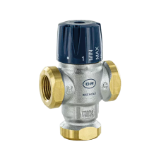 RIGAMONTI Термостатичний змішувальний клапан 3/4" вн.-вн. регулювання 30-65°C (0518.320)