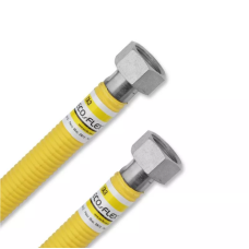 ECO-FLEX Гофрований гнучкий шланг Газ/Супер 30 см гайка-гайка 1/2"