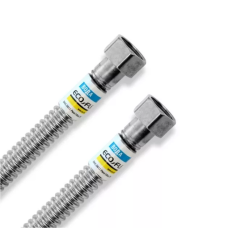 ECO-FLEX Нержавіючий шланг для води Вода/Супер 30 см гайка-гайка 1/2"