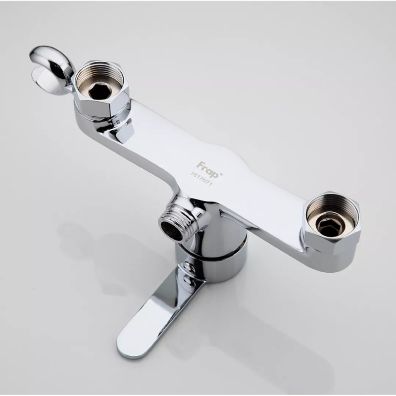 Frap Змішувач для душу з гігієнічною лійкою F2041, хром