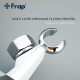 Frap Змішувач для душу з гігієнічною лійкою F2058, білий/хром