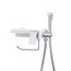 GAPPO Гігієнічний душ G7296 з паперотримачем, білий/хром
