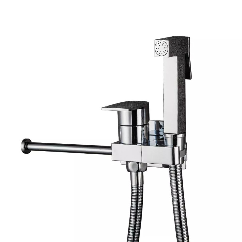 Frap Гігієнічний душ F7512 з паперотримачем, хром