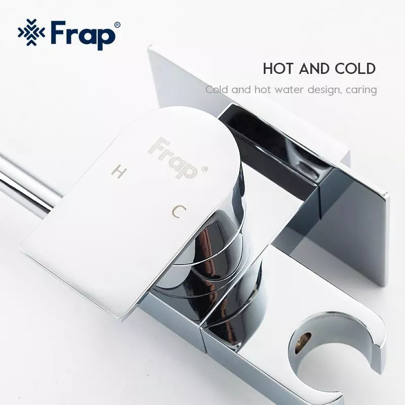 Frap Гігієнічний душ F7512 з паперотримачем, хром