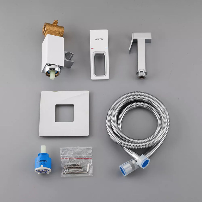 GAPPO Гігієнічний душ G7217-8, білий/хром