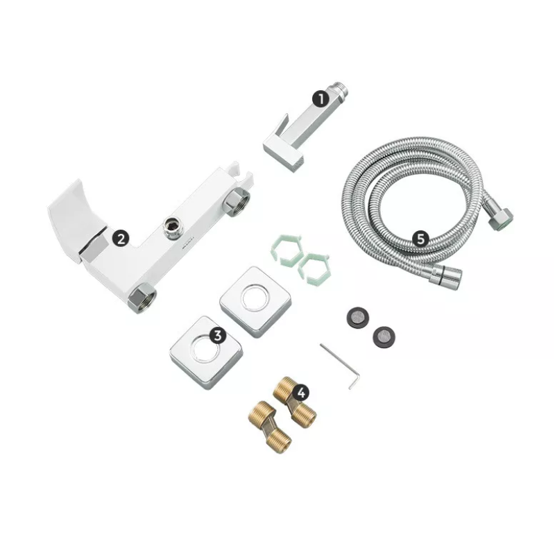 GAPPO Гігієнічний душ G2007-8, білий/хром