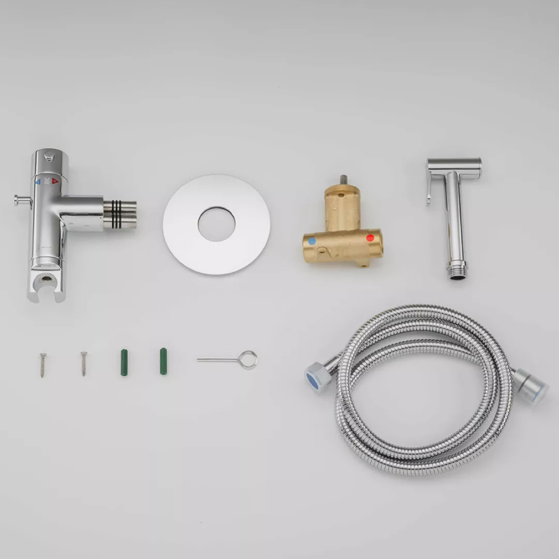 GAPPO Гігієнічний душ G7290 з термостатом та гачком, хром