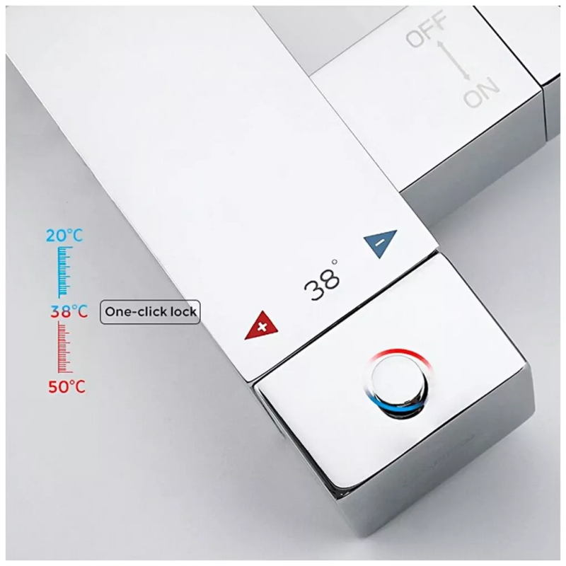 GAPPO Гігієнічний душ G7207-40 з термостатом, хром