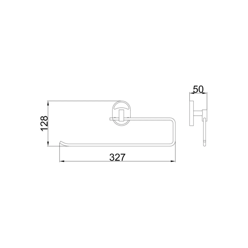 Frap Рушникотримач F1903-2, 300 мм, хром