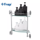 Frap Полиця скляна кутова F1907-2, 2-х ярусна, 290х290 мм
