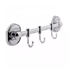 Frap Вішалка F1915-3 на 3 рухомих гачка 240 мм, хром