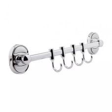 Frap Вішалка F1915-4 на 4 рухомих гачка 310 мм, хром