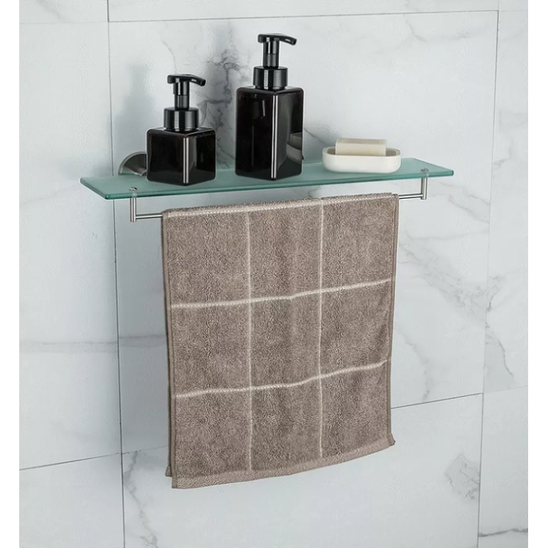 Frap Скляна поличка F30107, нержавіюча сталь, 500 мм