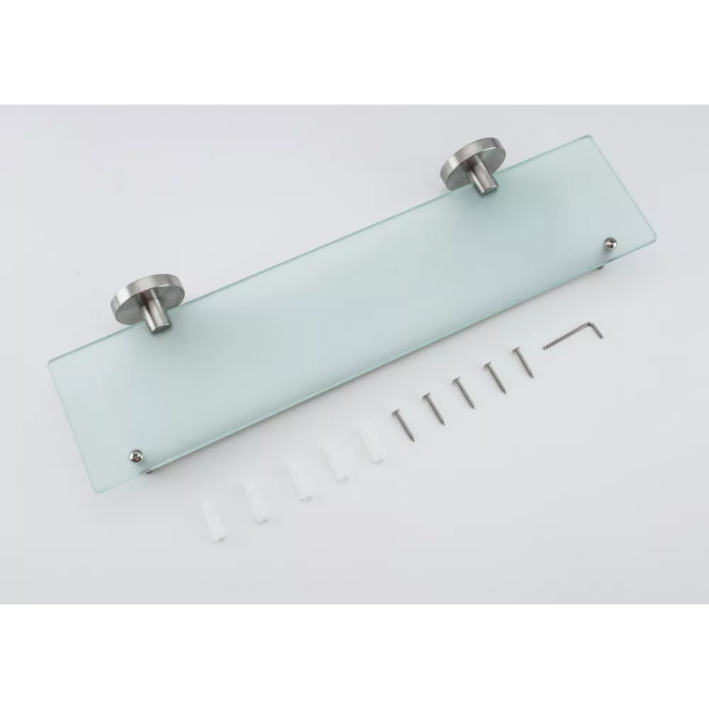 Frap Скляна поличка F30107, нержавіюча сталь, 500 мм