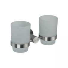 Frap Подвійна склянка для щіток F30108, нержавіюча сталь