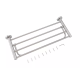 Frap Полиця з тримачем для рушників F30124, нержавіюча сталь, 600 мм
