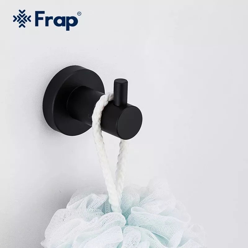 Frap Гачок для ванної F30205, нержавіюча сталь, чорний