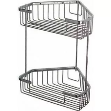 Frap Полиця кутова F335-1, 2-х ярусна, 240х320 мм, хром