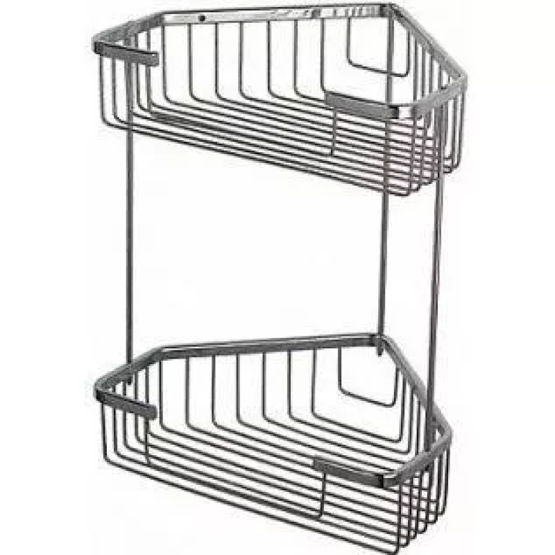 Frap Полиця кутова F335-1, 2-х ярусна, 240х320 мм, хром