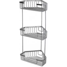 Frap Полиця кутова F335-2, 3-х ярусна, 240х570 мм, хром