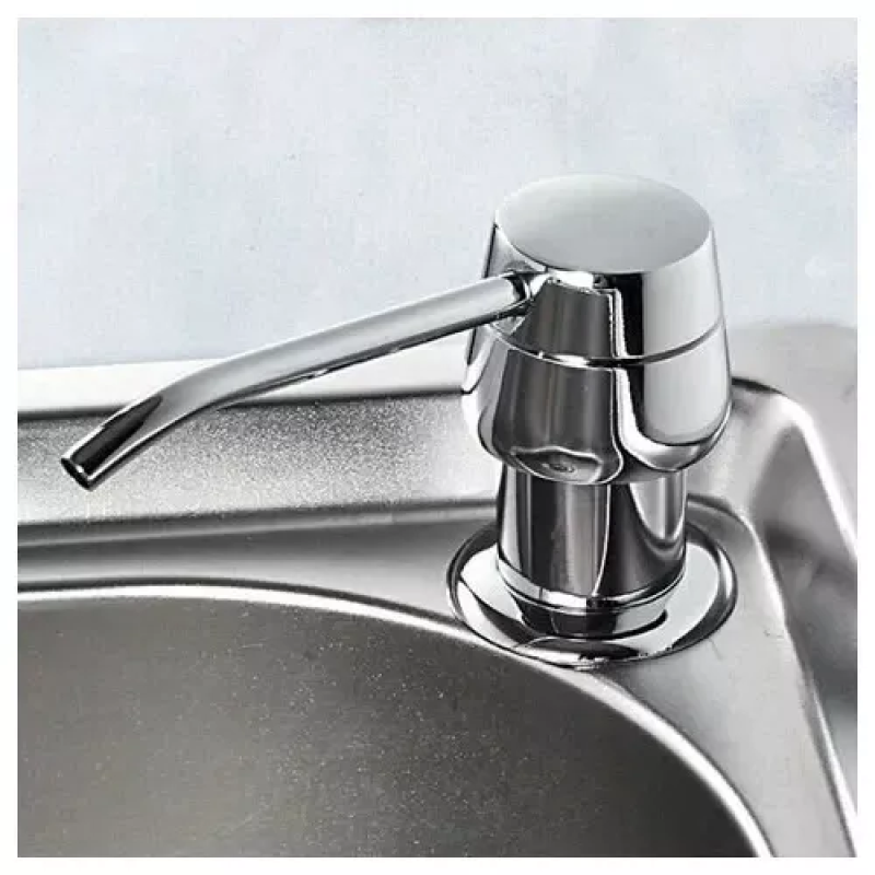 Frap Дозатор для мила F405, що вбудовується в мийку, хром, 150 мл