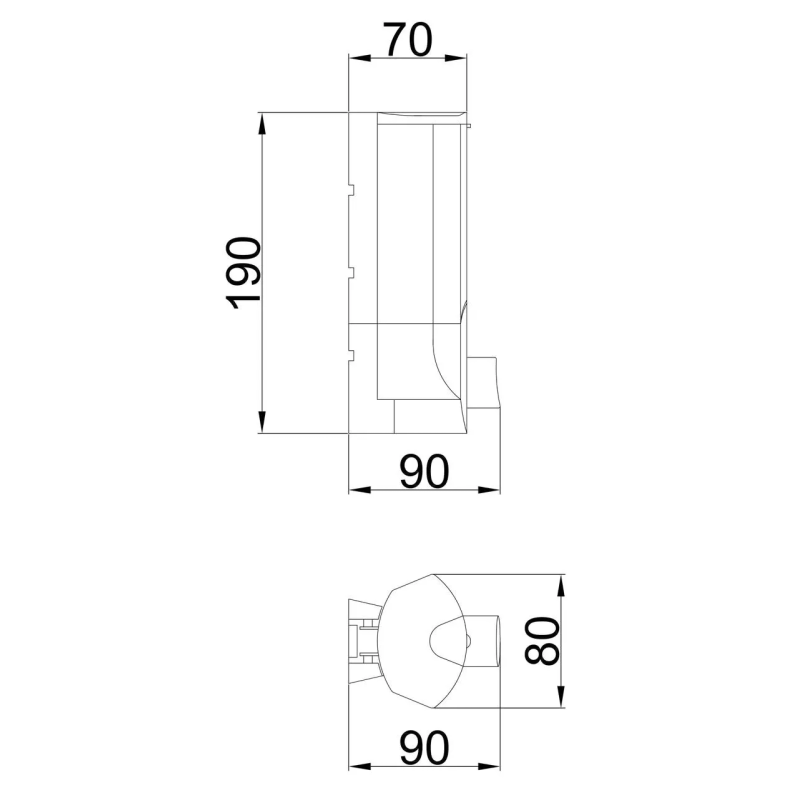 Frap Диспенсер рідкого мила F407, пластик, 380 мл