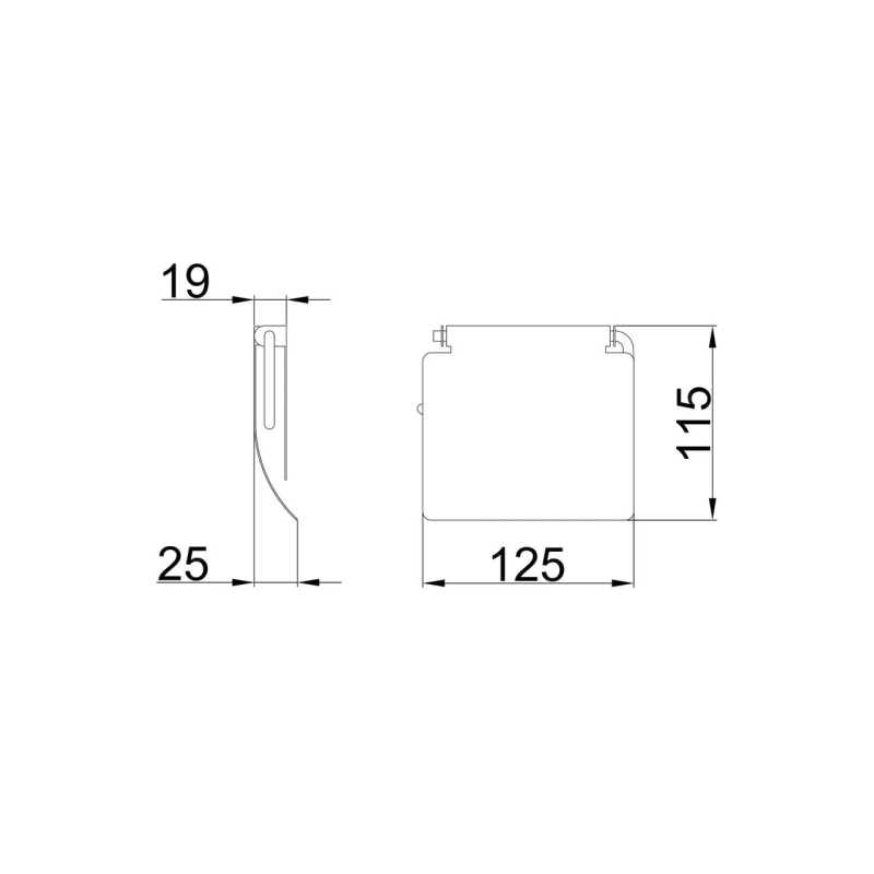 Frap Паперотримач F504, хром