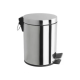 Frap Відро для сміття F703 з педалю, хром, 12 літрів