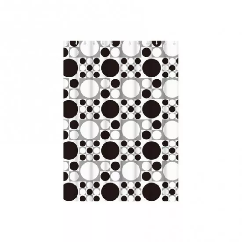 Frap Шторка - фіранка для ванної F8803, поліестер, 180х180 см