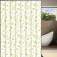 Frap Шторка - фіранка для ванної F8808, поліетилен, 180х180 см, жовтий