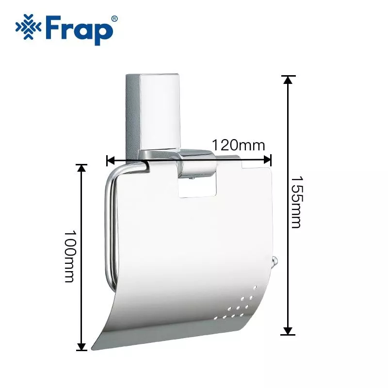 Frap Паперотримач F1803, білий/хром