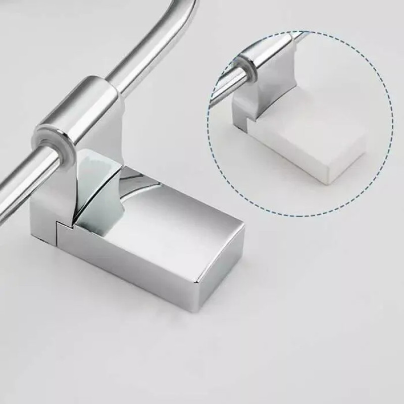 Frap Кільце для рушників F1804 з 2-ма накладками, білий/хром