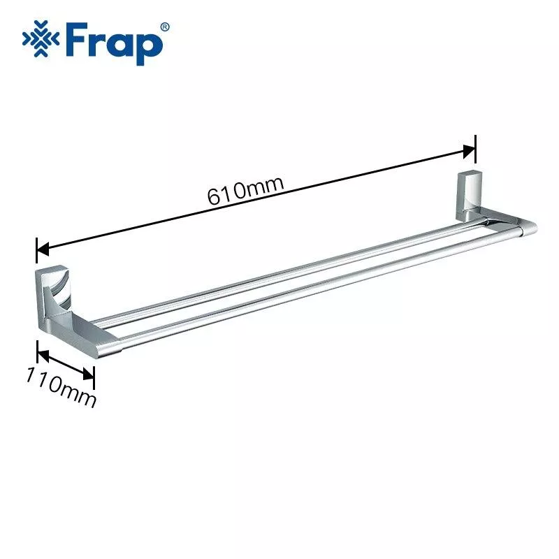 Frap Рушникотримач F1809 з 2-ма накладками, 600 мм