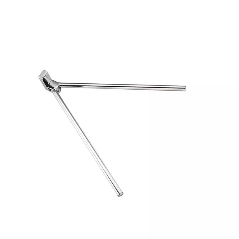 Frap Рушникотримач поворотний подвійний F1812 з 2-ма накладками, 382 мм, білий/хром