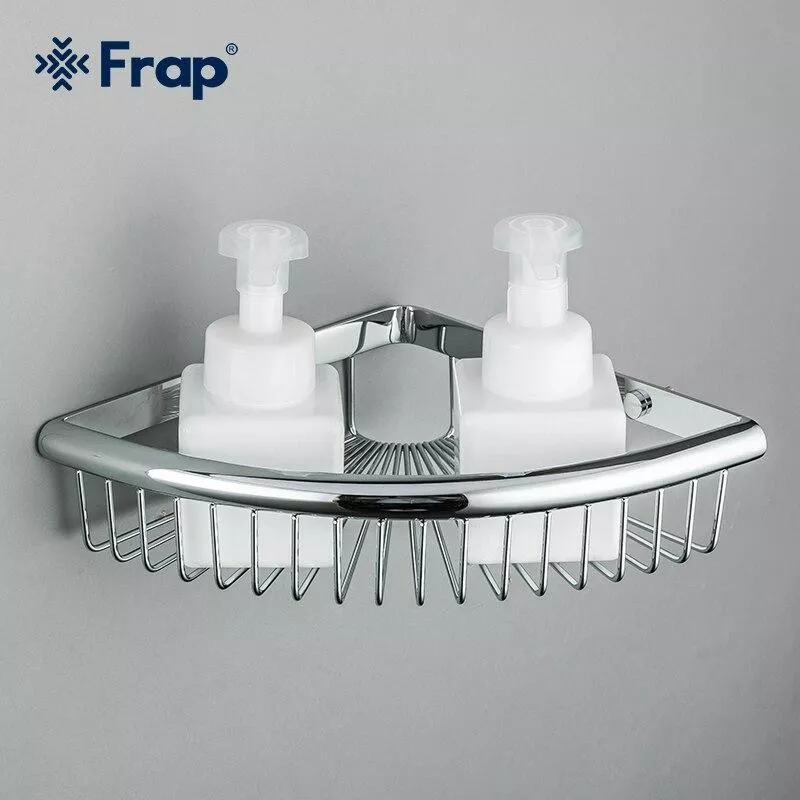 Frap Полиця кутова F352, 240х60 мм, нержавіюча сталь, хром