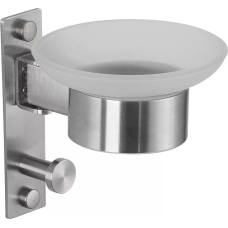 Frap Мильниця F30402, з гачком для рушника, нержавіюча сталь