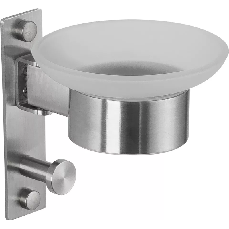 Frap Мильниця F30402, з гачком для рушника, нержавіюча сталь