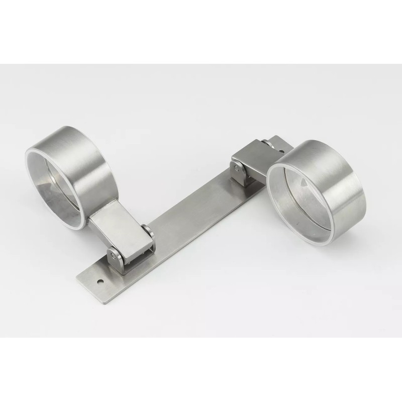 Frap Подвійна склянка для щіток F30408, нержавіюча сталь