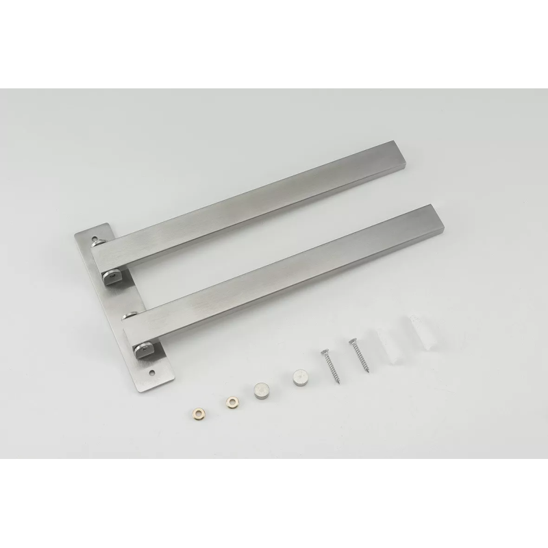 Frap Рушникотримач F30412 поворотний 2-й, нержавіюча сталь, 278 мм