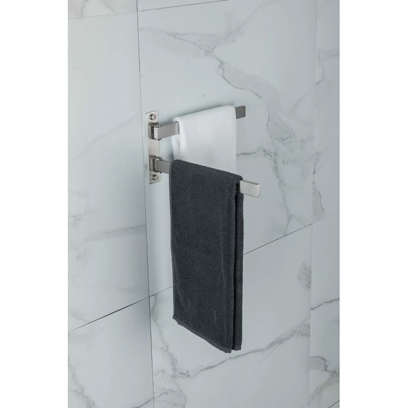 Frap Рушникотримач F30412 поворотний 2-й, нержавіюча сталь, 278 мм