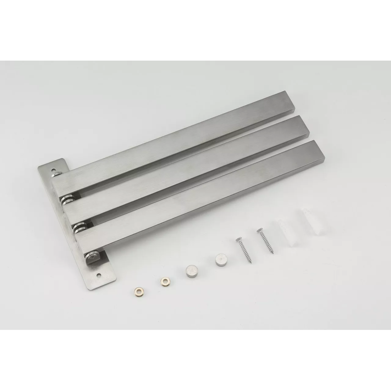 Frap Рушникотримач F30413 поворотний 3-й, нержавіюча сталь, 278 мм