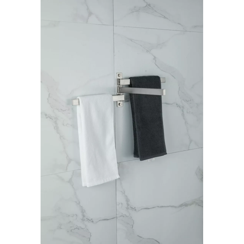 Frap Рушникотримач F30413 поворотний 3-й, нержавіюча сталь, 278 мм