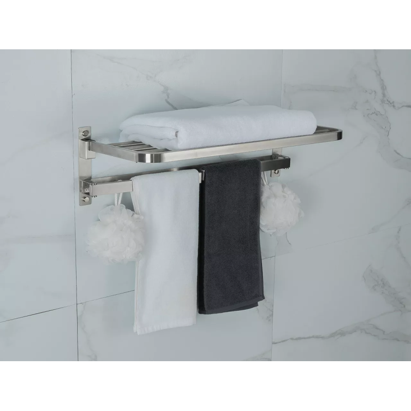 Frap Поворотна полиця для рушників F30424 з 6-ма гачками, нержавіюча сталь