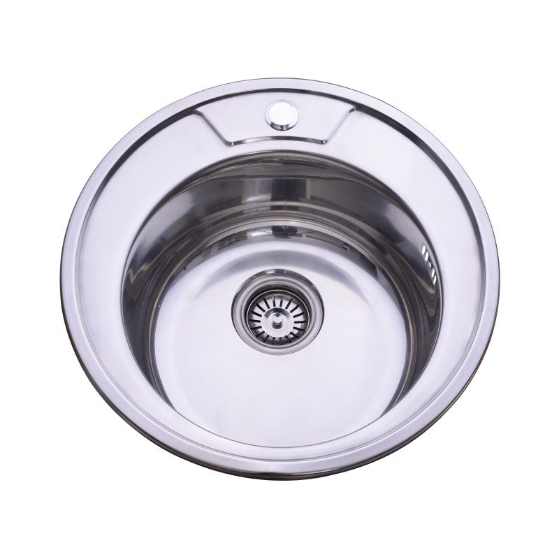 Lidz Кухонна мийка 490-A 0,6 мм Satin (LIDZ490A06SAT160)