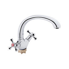 Lidz Змішувач для кухні Lamb 273F двохвентильний LDLAM273FCRM21890 Chrome