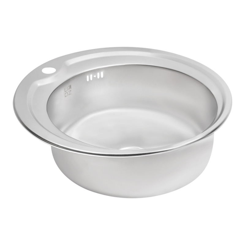 Lidz Кухонна мийка 510-D 0,8 мм Satin (LIDZ510DSAT)