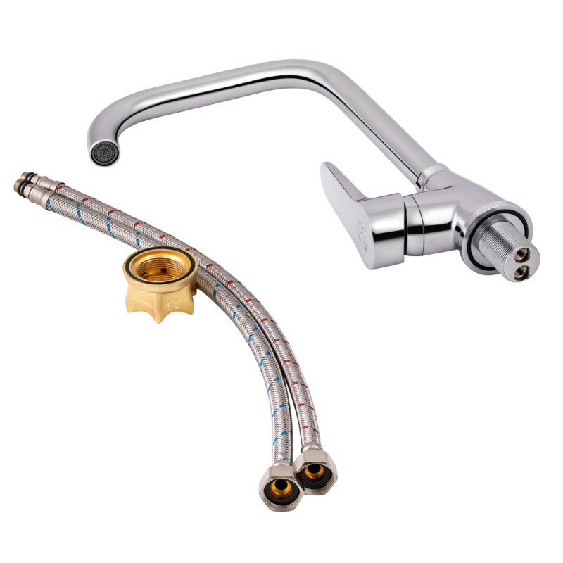 Lidz Змішувач для кухні Nicole 014F1 (k35) LDNIC014F1CRM22010 Chrome