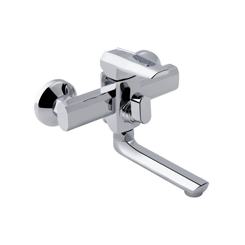 Lidz Змішувач для ванни Sofi 006 з поворотним виливом (з душовим гарнітуром) (k35) LDSOF006CRM22138 Chrome