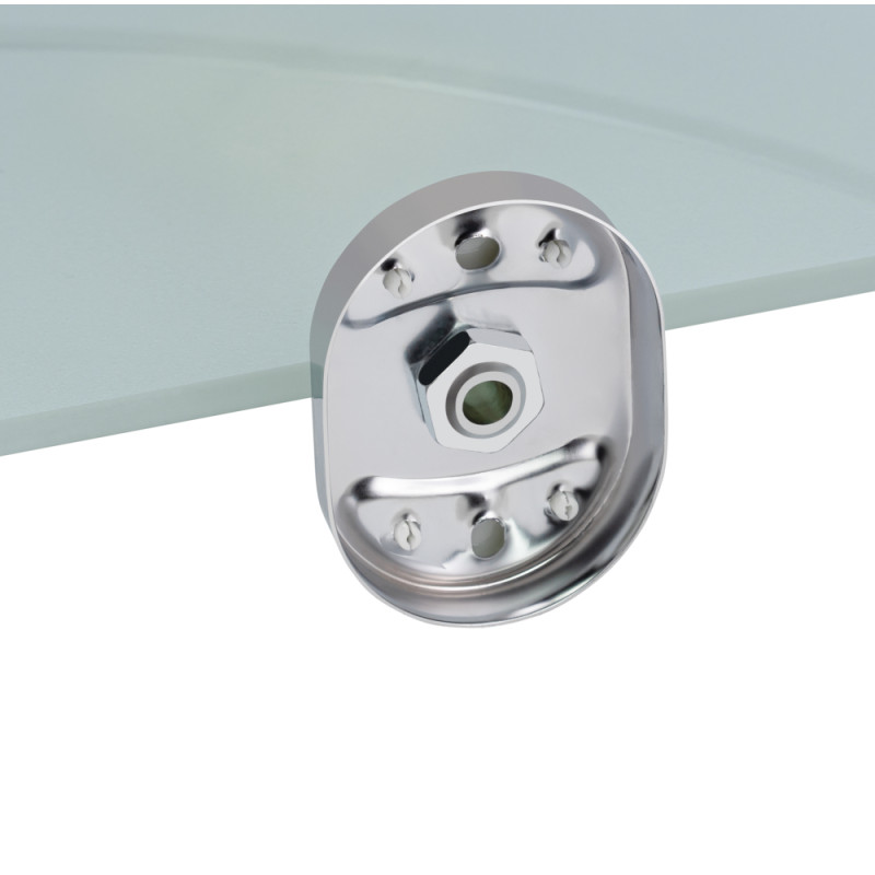 Lidz Полиця кутова Oreo 1001 скляна LDORE1001CRM22180 Chrome